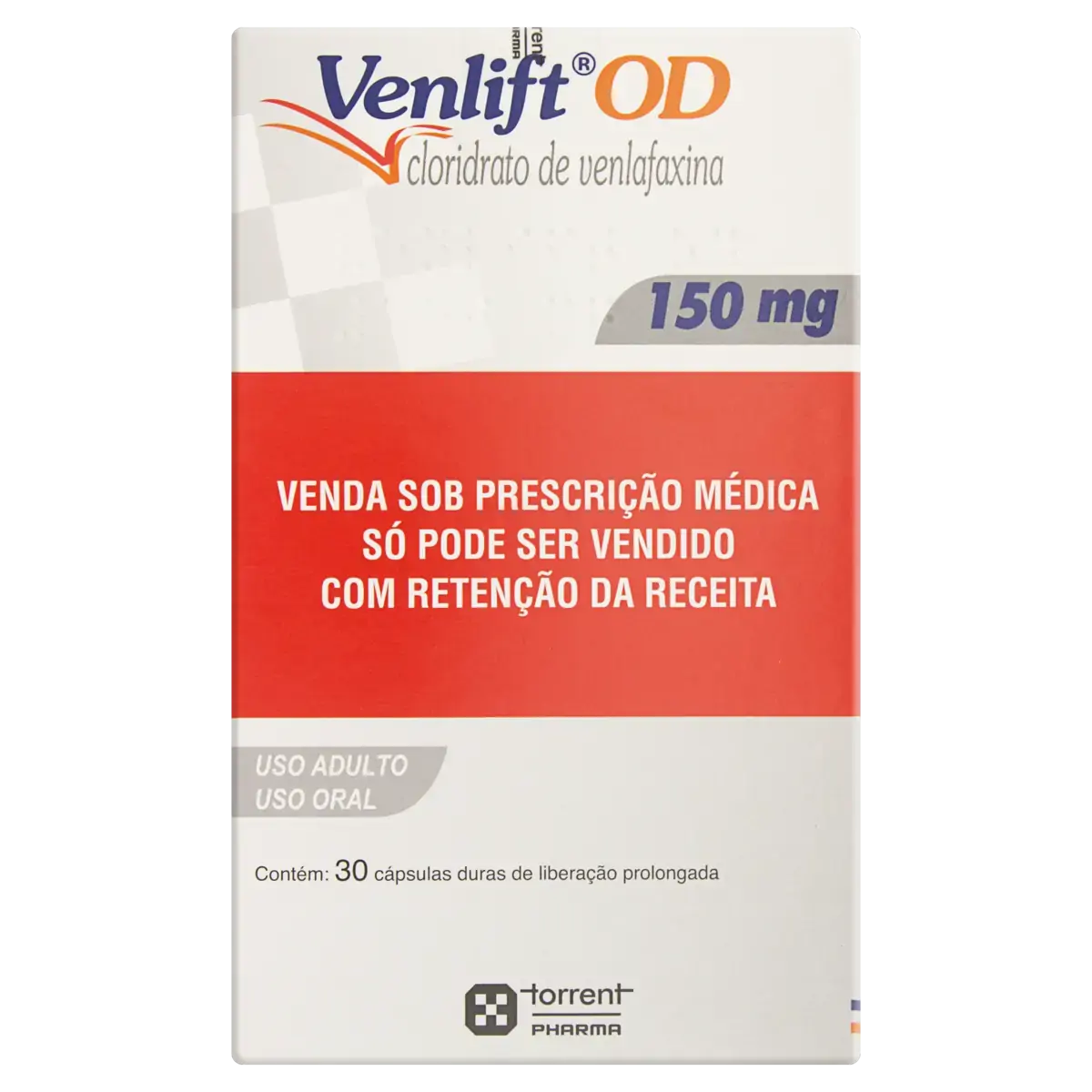 Venlift Od 150mg Torrent Pharma Caixa 30 Cápsulas