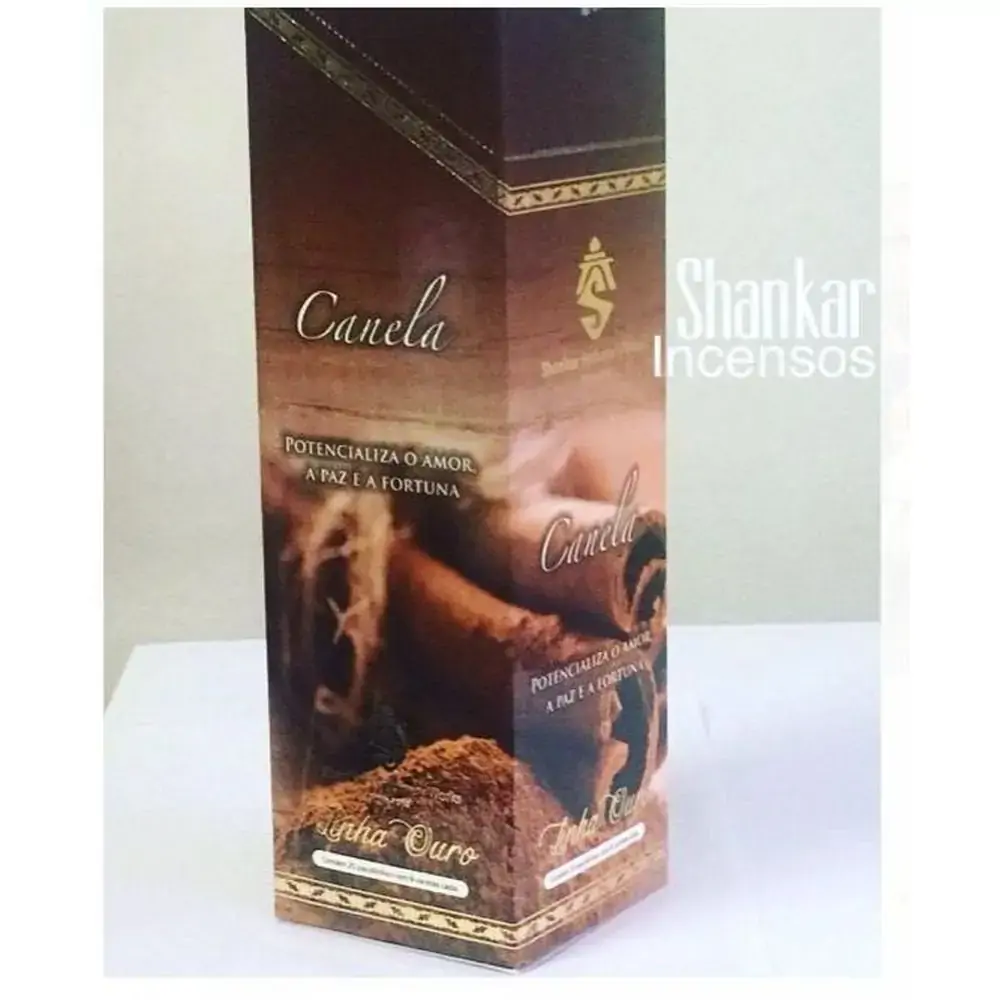 Incenso De Canela 8 Varetas Shankar