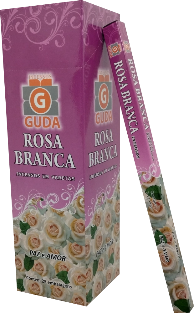 Incenso Rosa Branca 7 Und Guda