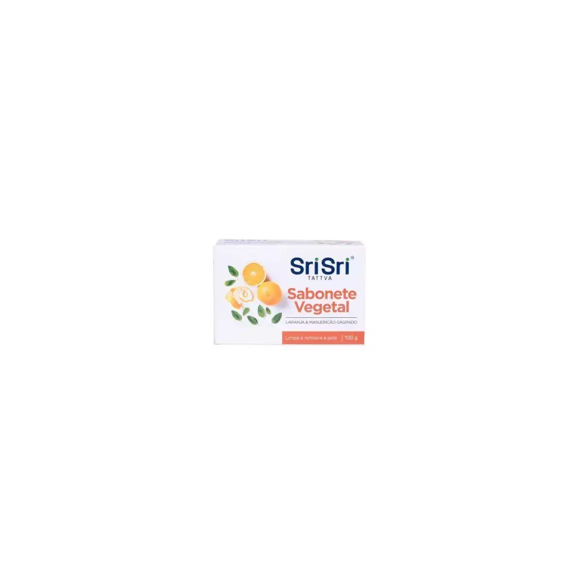 Sabonete Vegetal SRI SRI Laranja E Manjericão Sagrado 100g