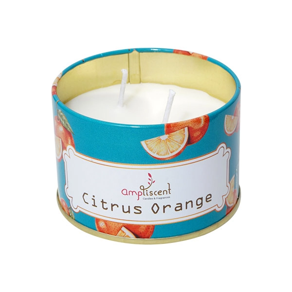 Vela Aromatica Lata Citrus Orange 120g 525 Ampliscent