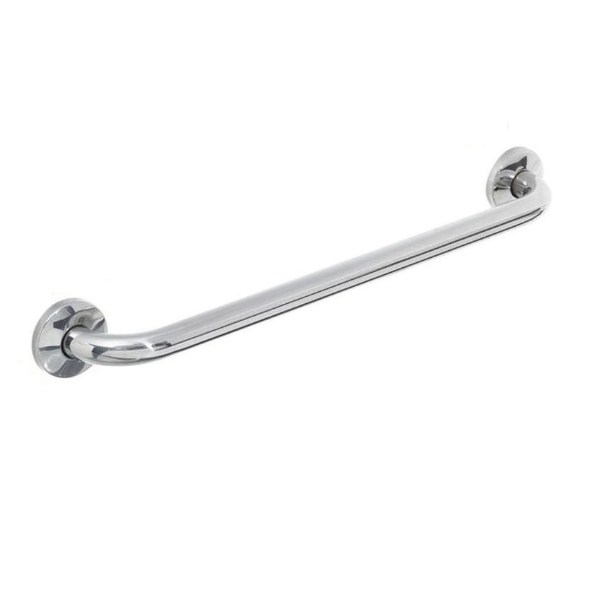 Kit 5 Barras Alça De Apoio Banheiro Inox 40cm Idoso Acessibilidade