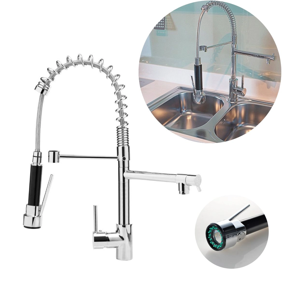 Torneira Gourmet Misturador Cozinha Monocomando Quente E Frio 50cm