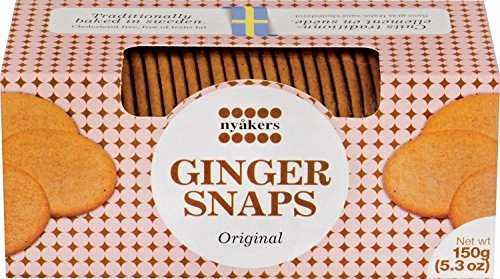 Nyakers Swedish Ginger Snaps, Original Flavor, 150g