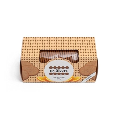 Nyakers Ginger Snaps Orange 5.29 Ounce