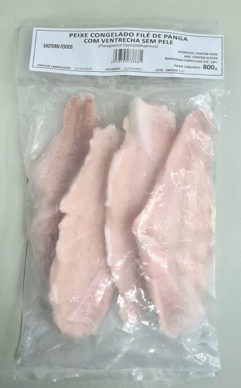 File De Pangasius Congelado 800g