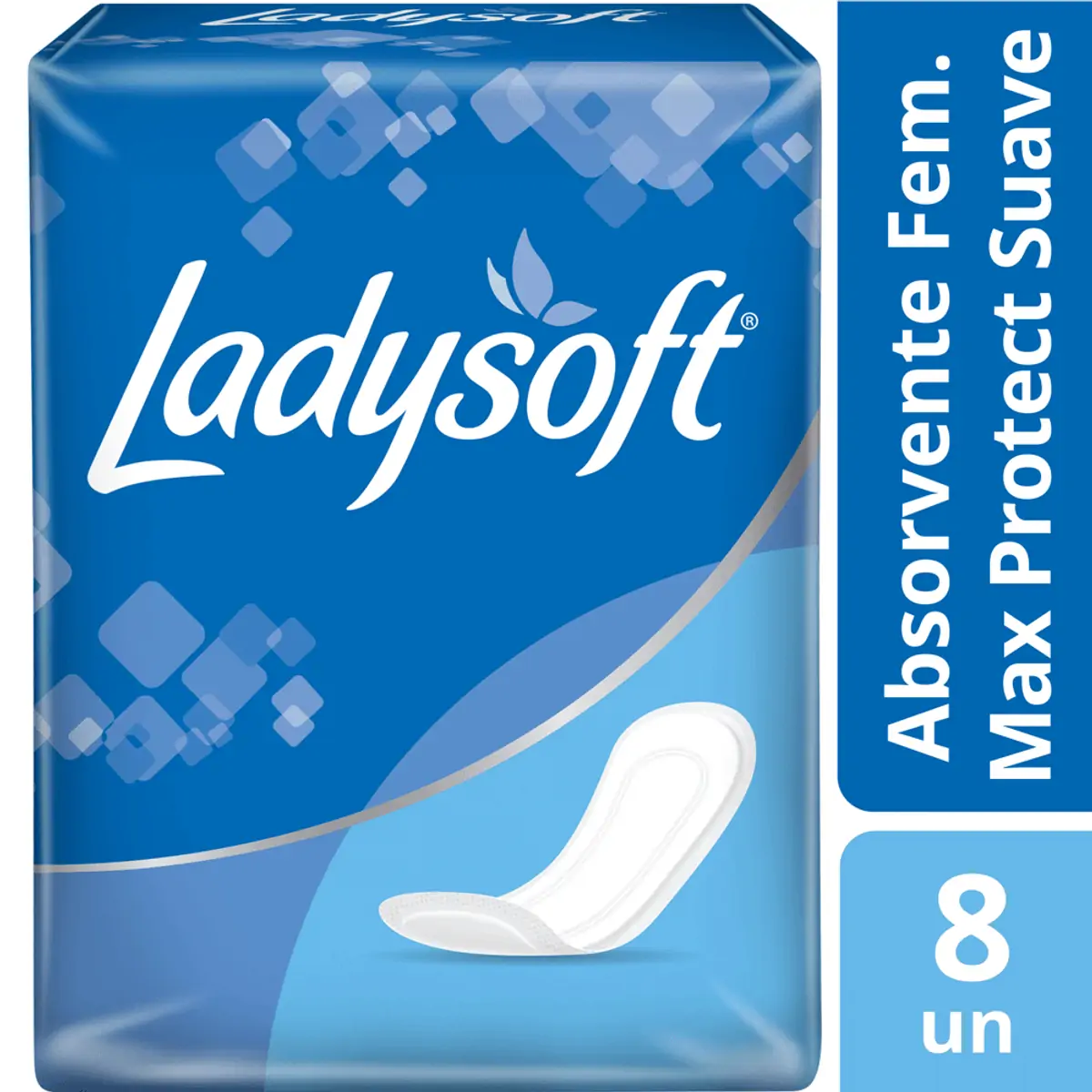 ABS FEMININO LADYSOFT NORMAL SUAVE SEM ABAS 8 UNIDS