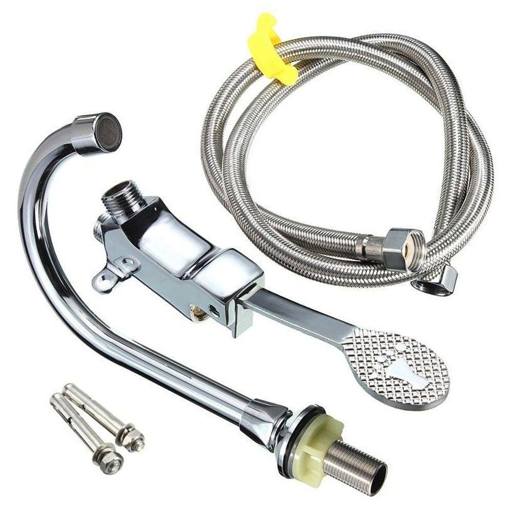 Torneira Valvula Pedal Acionamento Controle Pes Cozinha