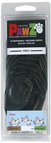 Pawz 2 Inch To 2.5 Inch Water Proof Dog Boots, Small, Black