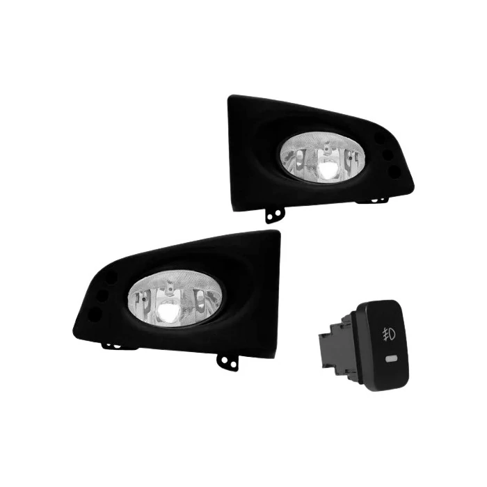 Kit Farol de Milha HONDA FIT com Moldura Preta - SUITS STS211HD