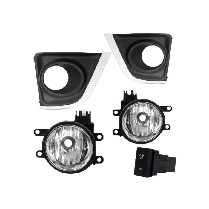 Kit Farol Auxiliar TOYOTA COROLLA Moldura Cromada - SUITS STS514TA