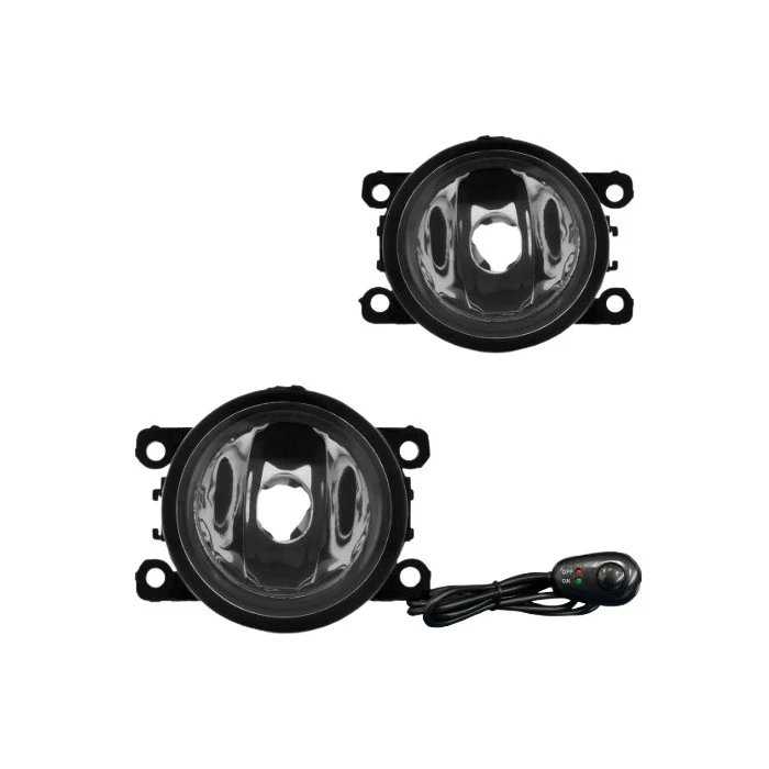 Kit Farol Auxiliar RENAULT KWID Botão Universal sem Moldura - SUITS STS910RN