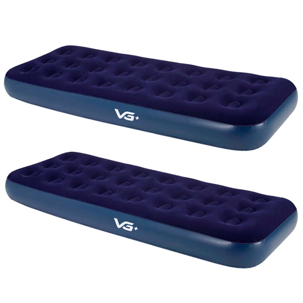 Kit 2 Colchões Infláveis Solteiro Flocked Comfort Vg Plus