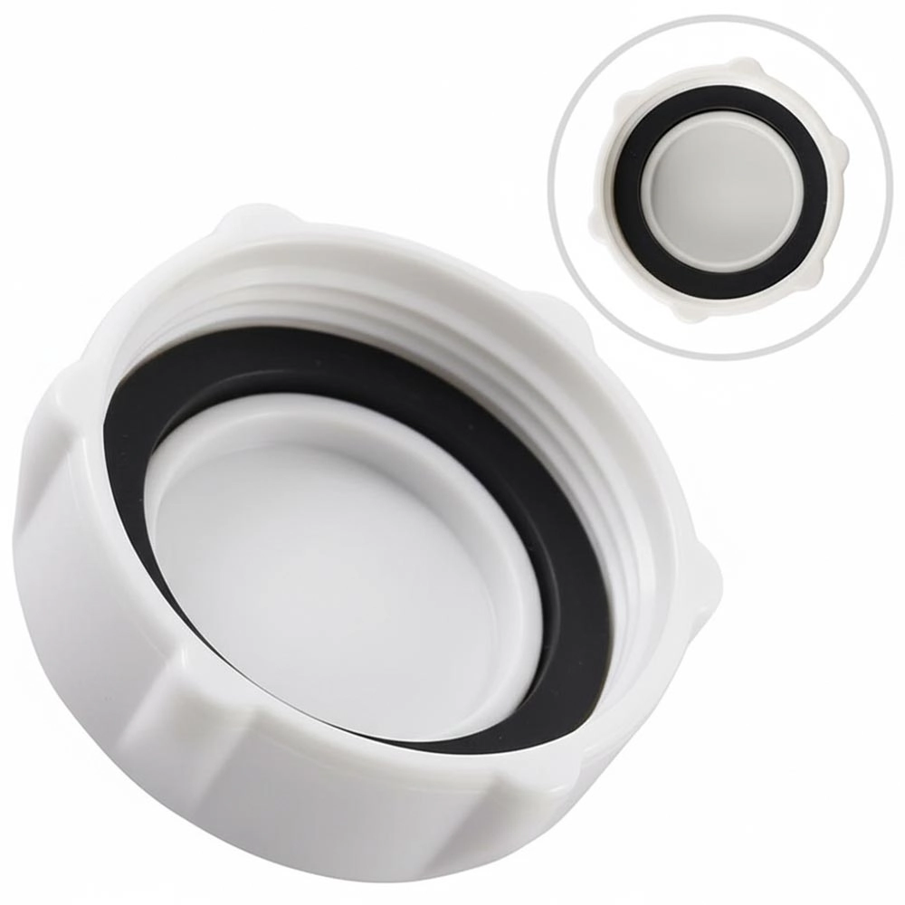 Tampa Para Válvula De Drenagem Piscina 42mm Branco