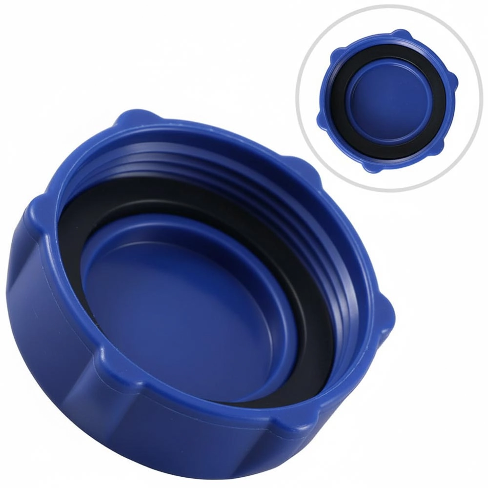 Tampa Para Válvula De Drenagem Piscina 42mm Azul
