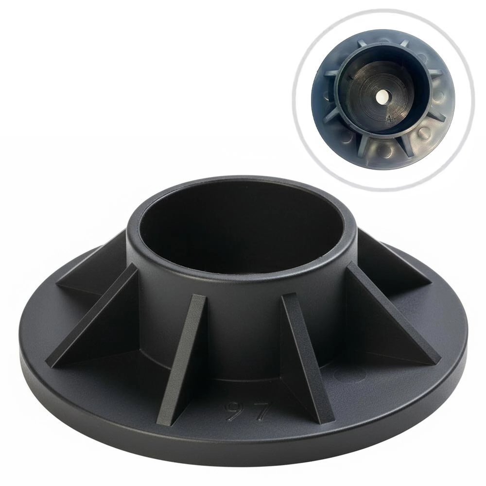 Apoio De Pernas 40mm Circular Para Piscina Metal Frame Intex Preto