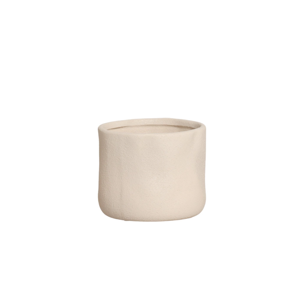 Cachepot Organico Ceramica Verde Estelar 12x15cm 1036 173 Sara