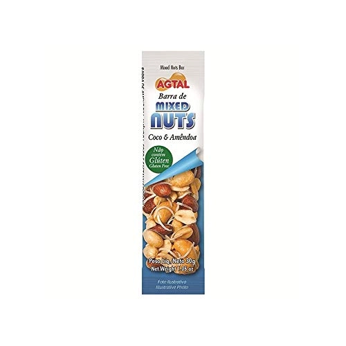 Barra De Nuts Coco E Amêndoas Joy Mixed Nuts Pacote 30g