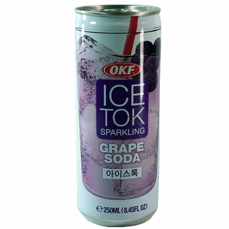 Bebida Gaseificada Grape Soda Okf 250ml