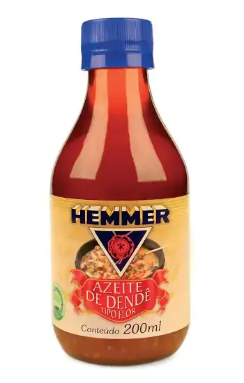 Azeite De Dendê Flor Hemmer Vidro 200ml