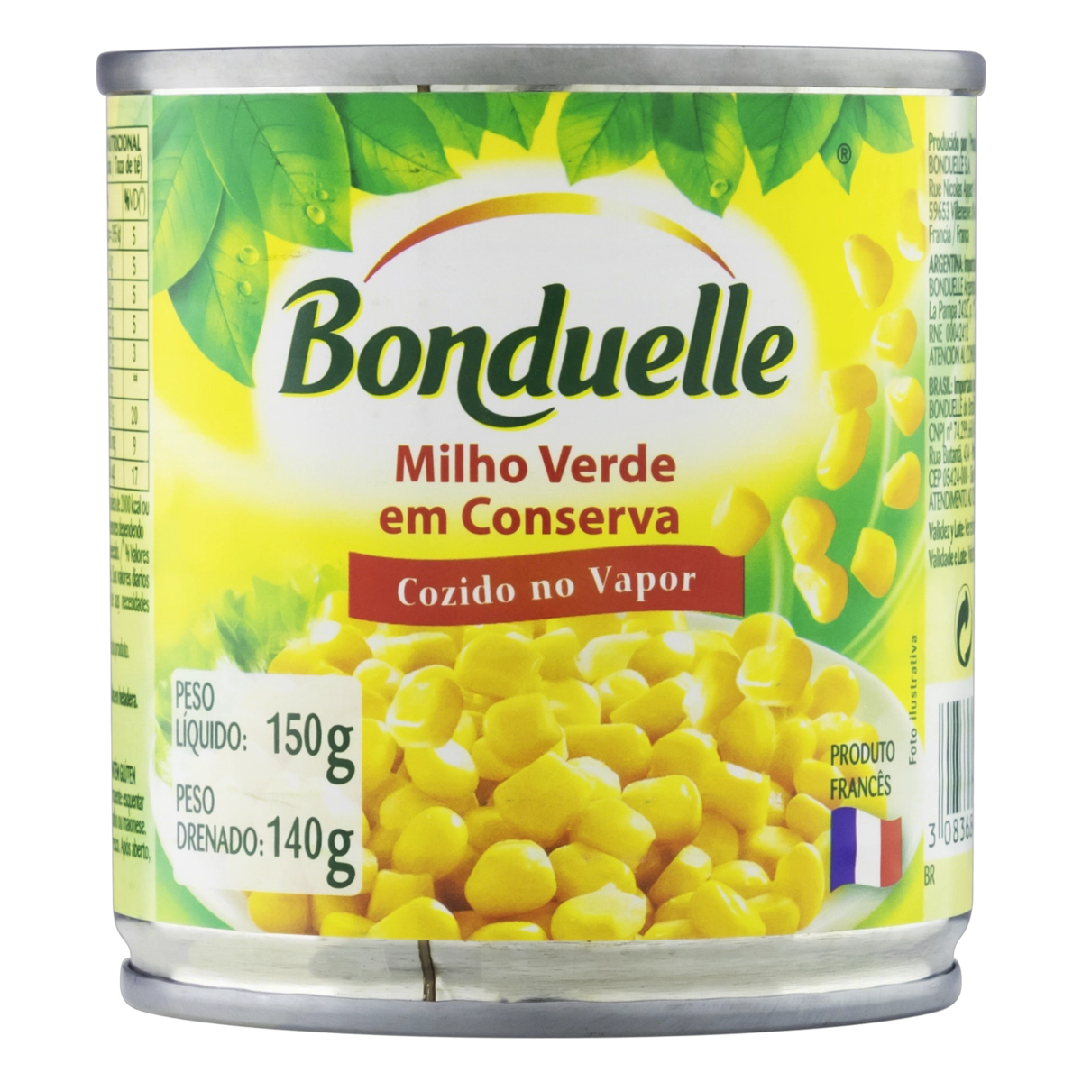 Milho Verde Em Conserva Bonduelle Lata 140g