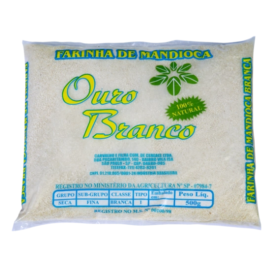 Farinha Mandioca Ouro Branco 500gr