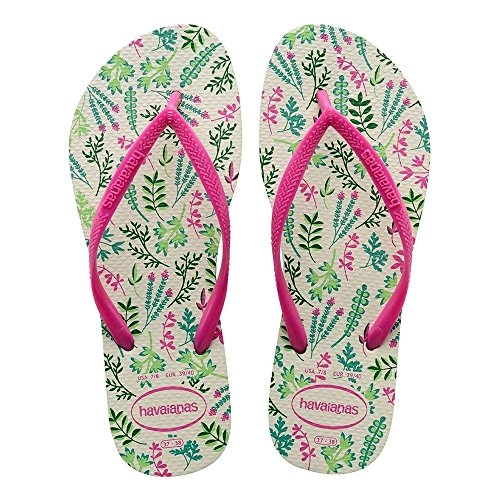 Sand Havaianas Slim Romance Branco/rosa 33/4