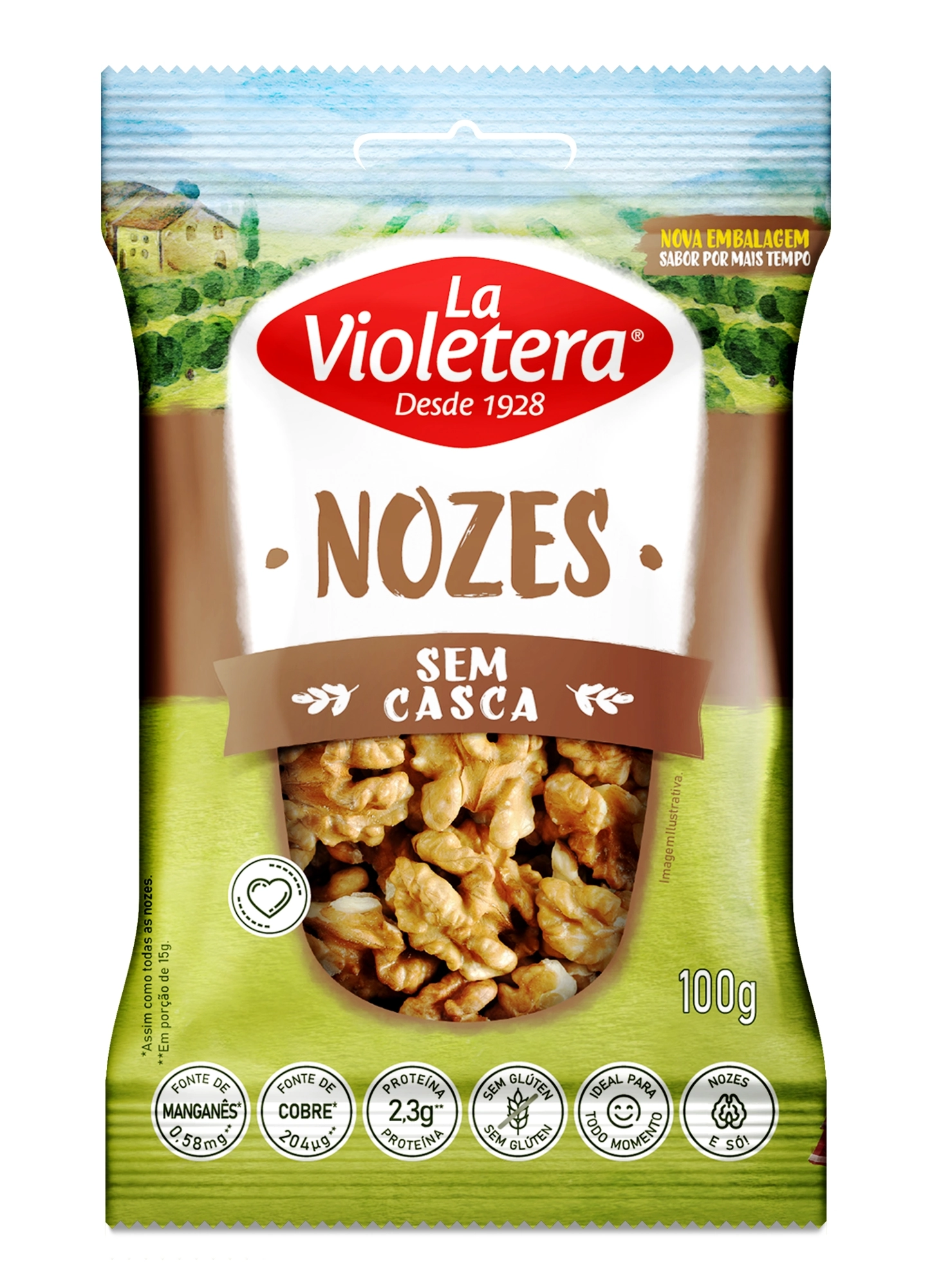 Noz Sem Casca La Violetera Pacote 100g