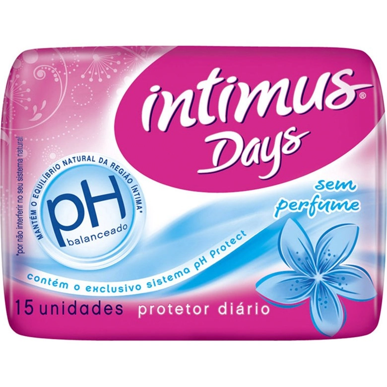 Protetor Diario Intimus Days C/15 S/abas Cont Odor
