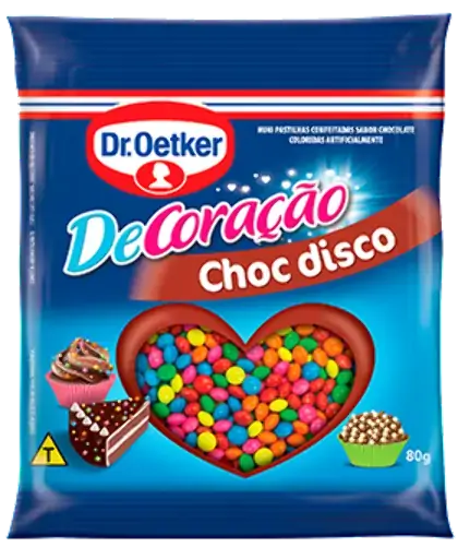Choc.granulado Dr.oetker 10g Color Disco