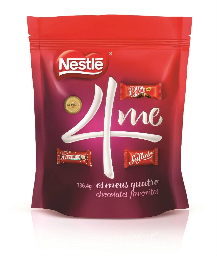 Bombom Nestle 4 Me 136,4g