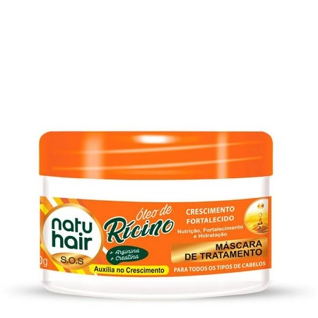 Masc Trat Natuhair 350g Oleo De Ricino