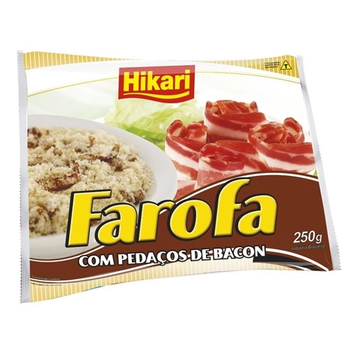 Farofa Yoki Pronta C/ Pedacos Bacon 250g