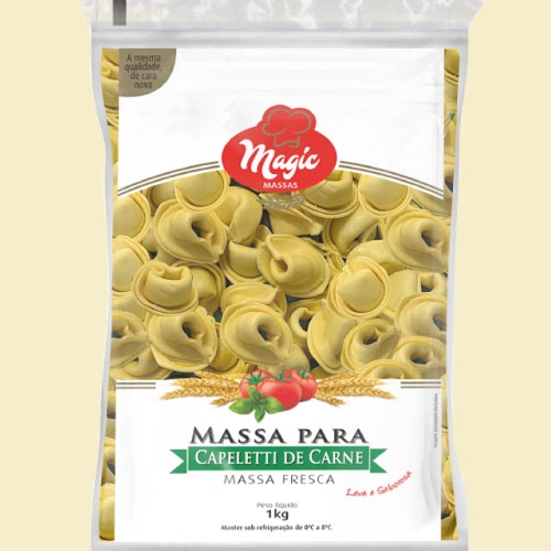 Massa Capeletti De Carne Magic Massas 1kg