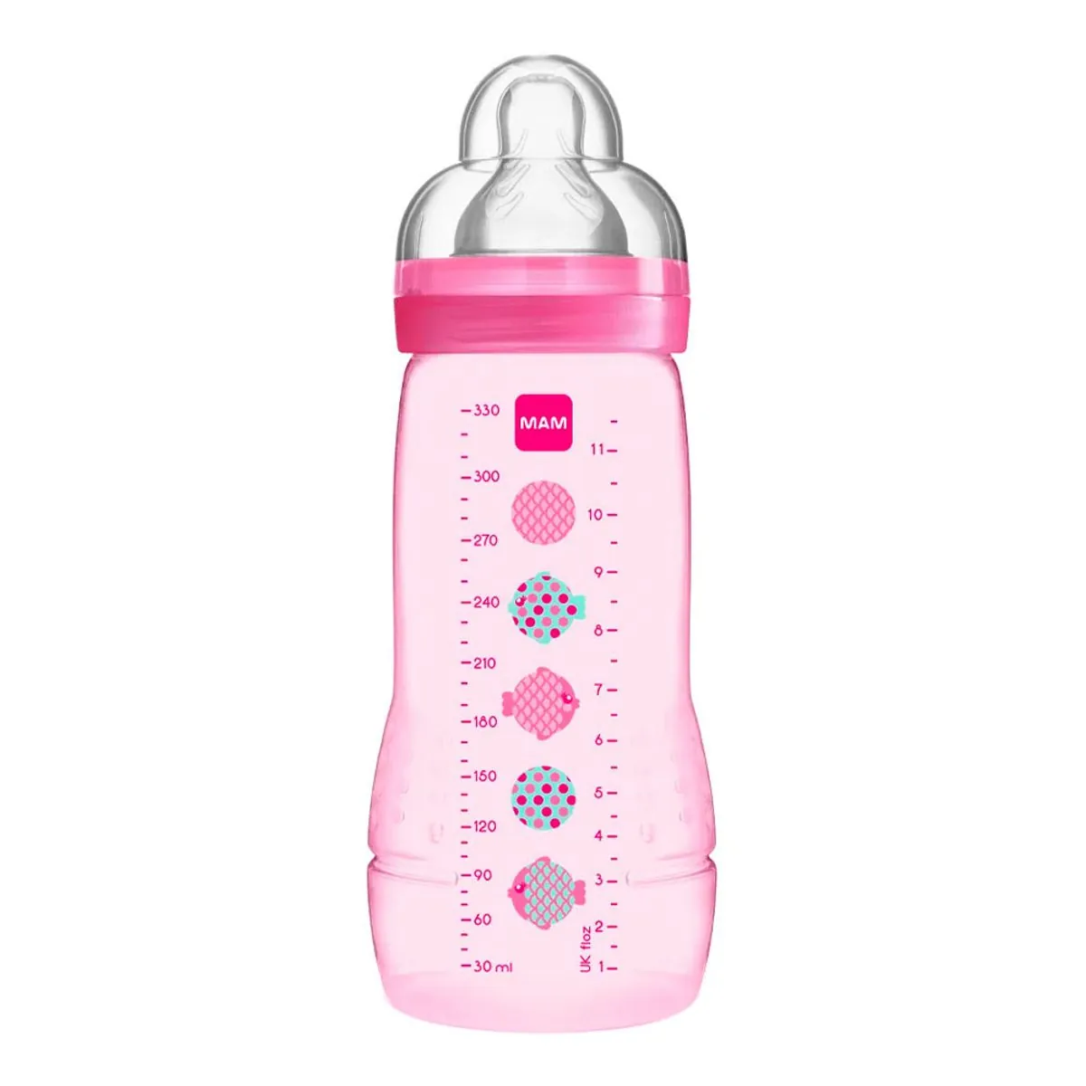 Mamadeira Mam Easy Active Rosa 330 ml 1 un.