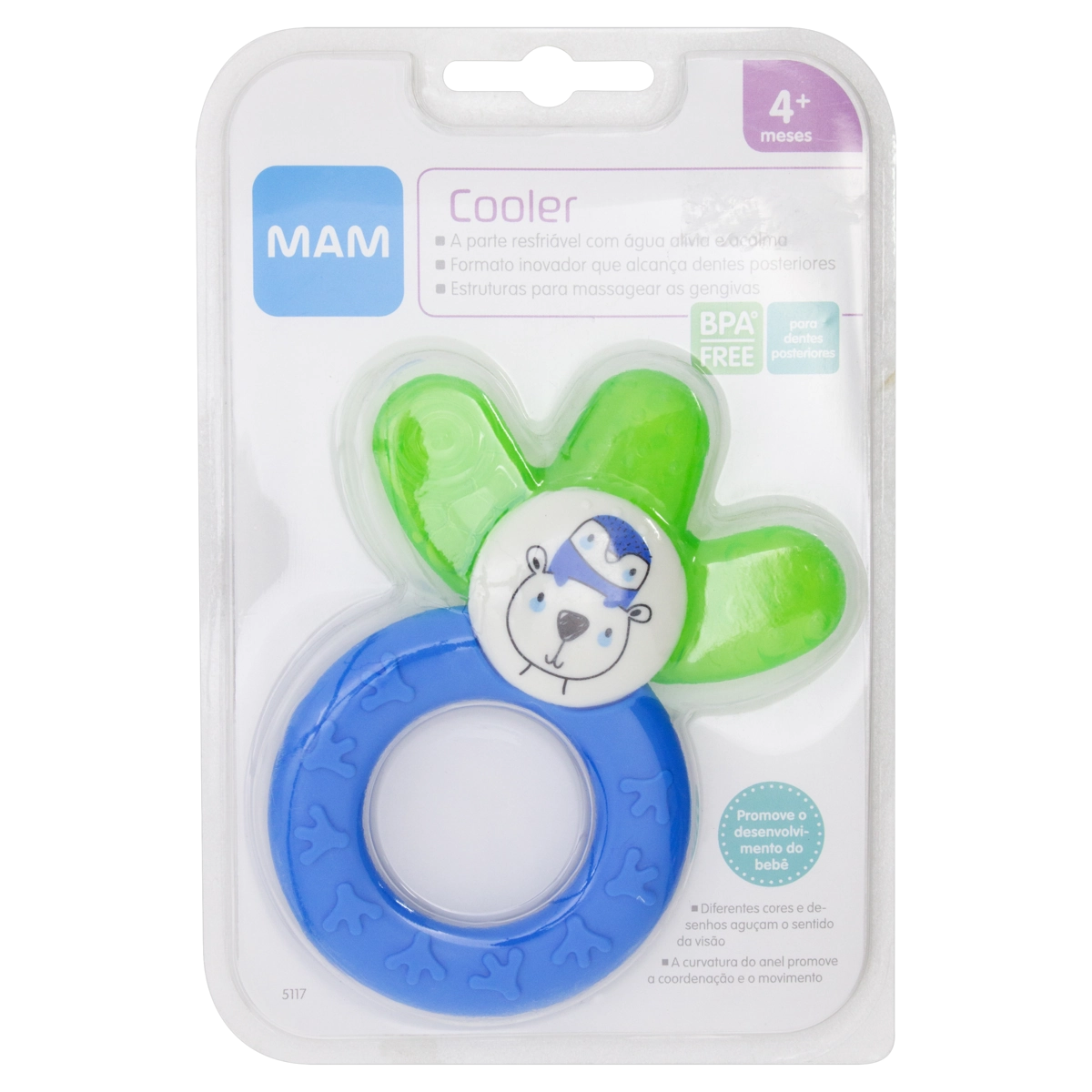 Mordedor Para Bebê Azul Cooler Mam