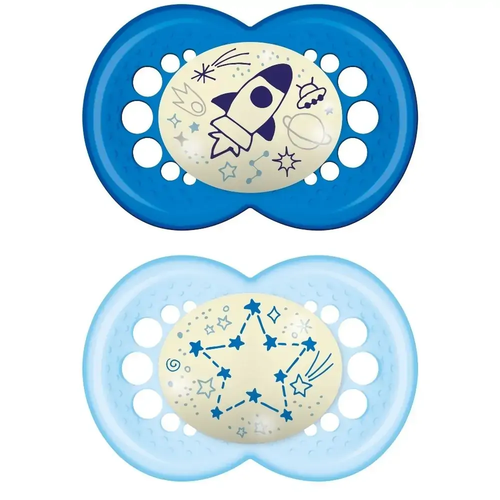Chupeta de Silicone - Original Night - Boys - Alce e Foca - +6 M - Tam 2 - MAM