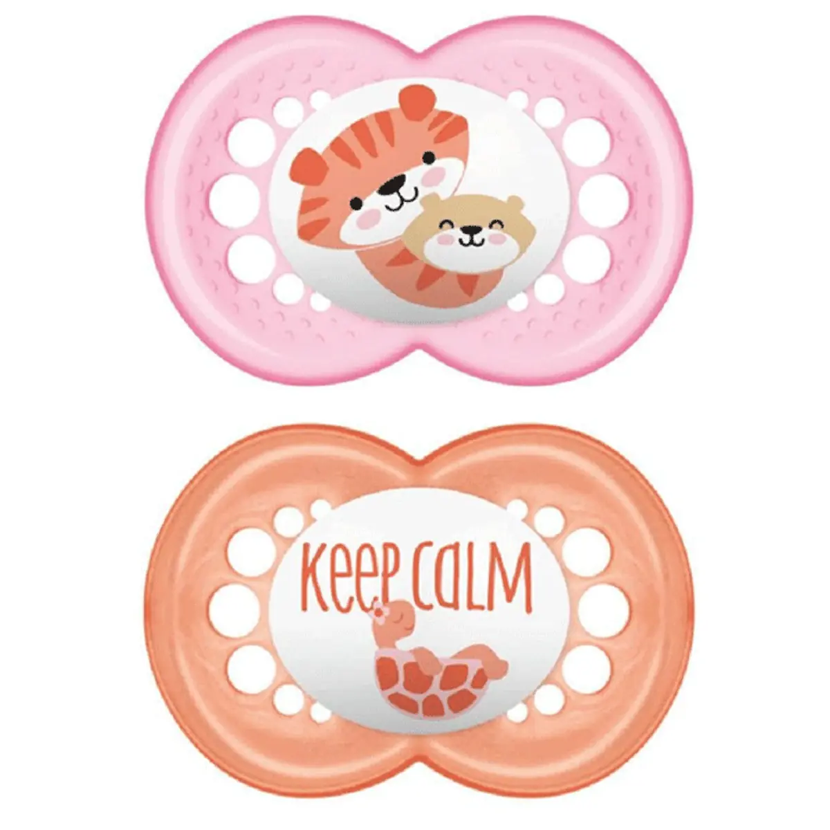 Chupeta Ortodôntica - Sayings - 6 a 12 Meses - 2 Unidades - Menina - MAM
