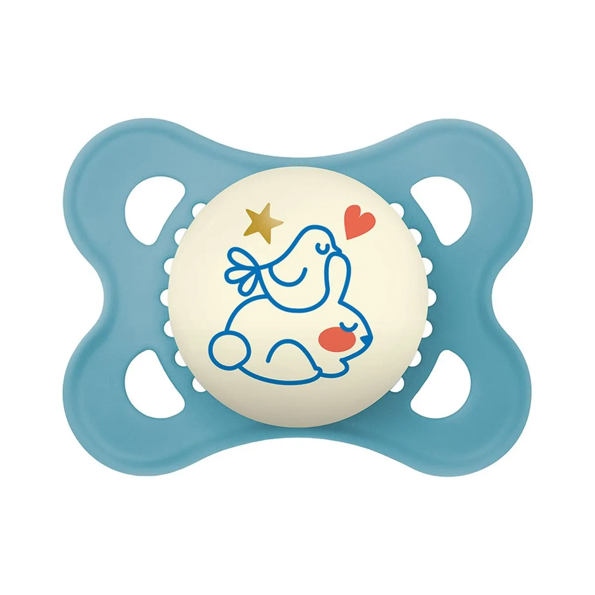 Chupeta Azul Original Night Silicone Mam 0 A 6 Meses