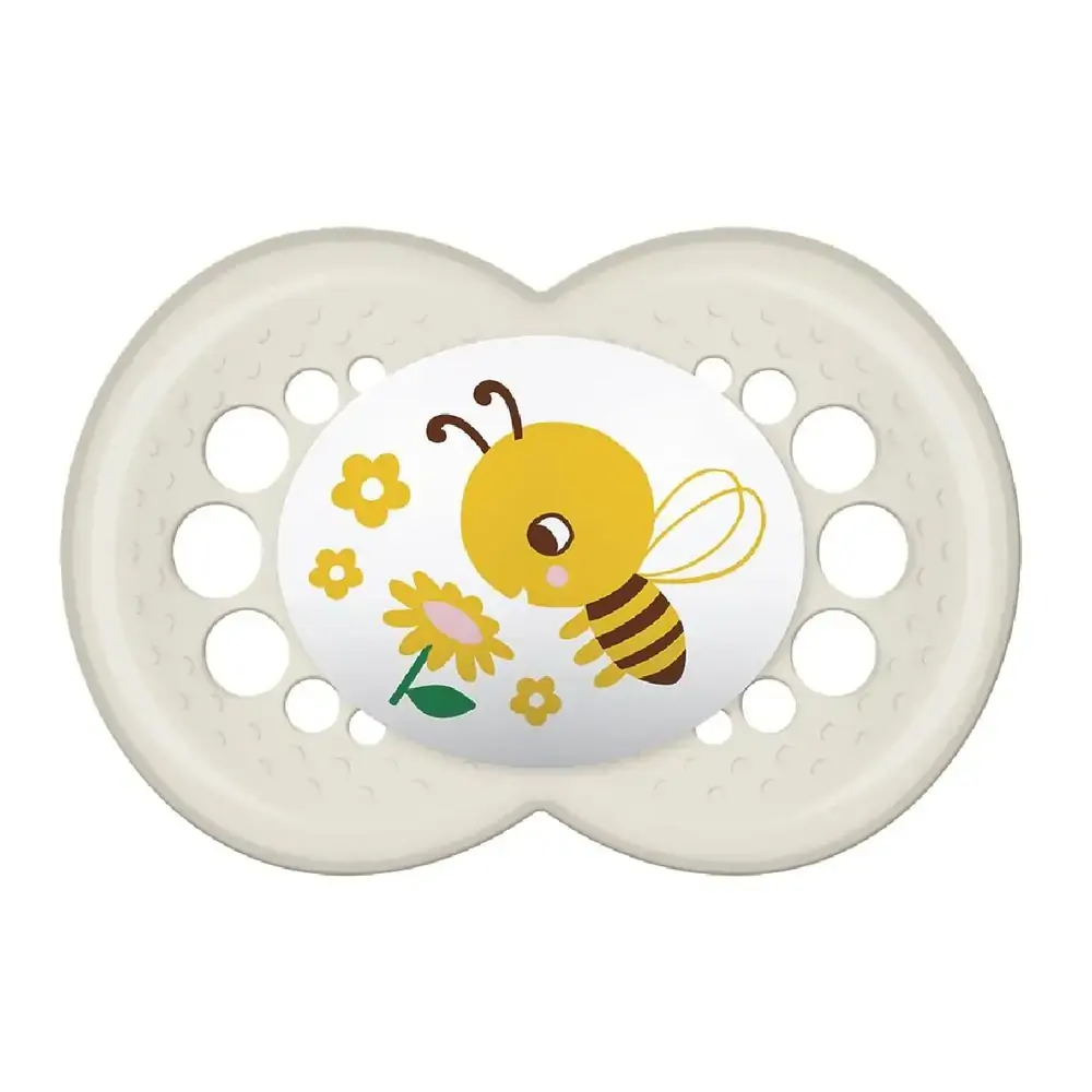 Chupeta - Original Trends - Bico de Silicone SkinSoft - +6 Meses - Ouriço - Branco - MAM