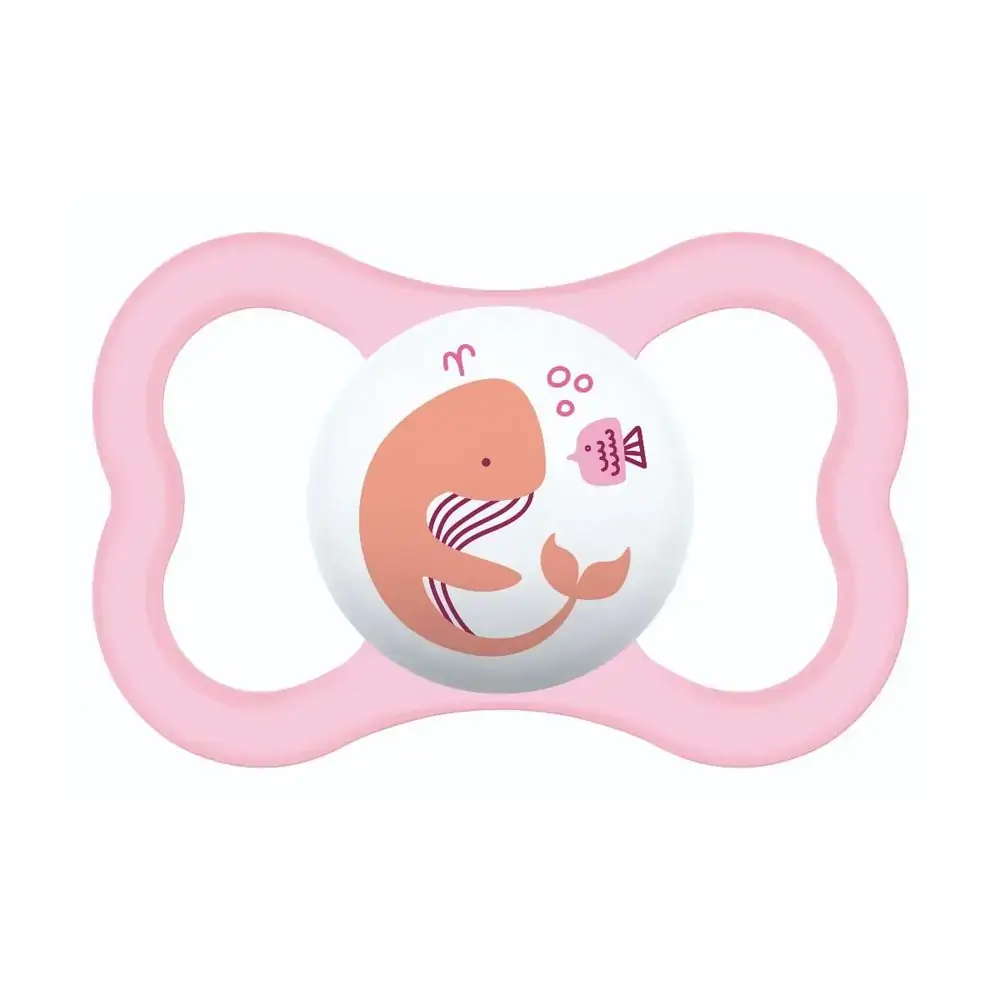 Chupeta - Air - Bico de Silicone SkinSoft - +6 Meses - Abelhinha - Rosa - MAM