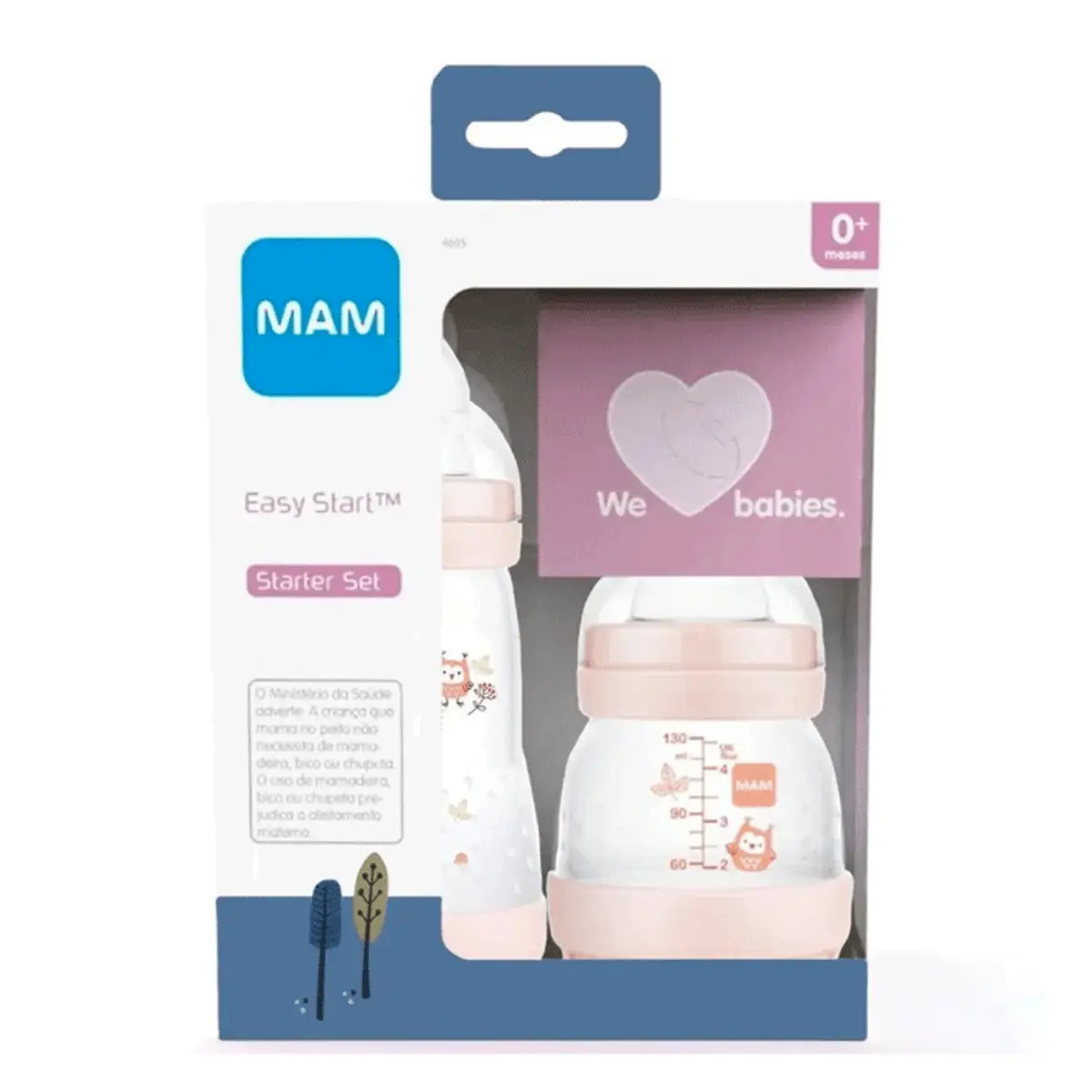 Mamadeira Easy Start - Embalagem Dupla (260ml e 130ml)
