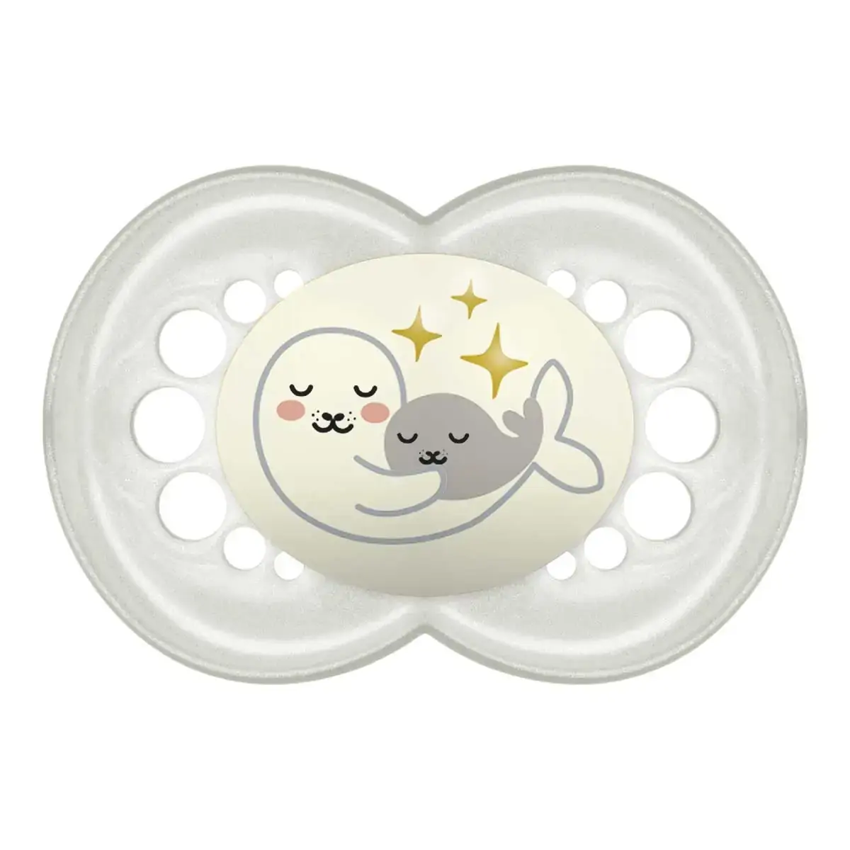 Chupeta - Original Night - Bico Silicone Skin Soft - Acima 6 Meses - Neutra - Mam Baby