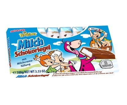 Chocolate Milch Schokoriegel Flintstones Chocolate/creme
