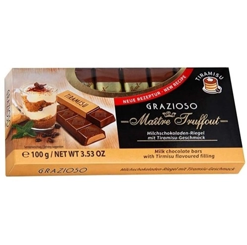 Tablete Choc. Ao Leite C/tiramissu 100grs