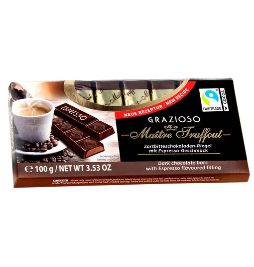 Fingers De Choc Amargo Espresso 100gr