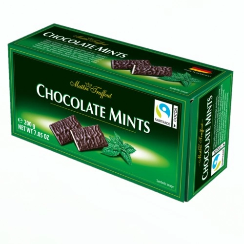 Choc C/menta Maitre Truffout 200g