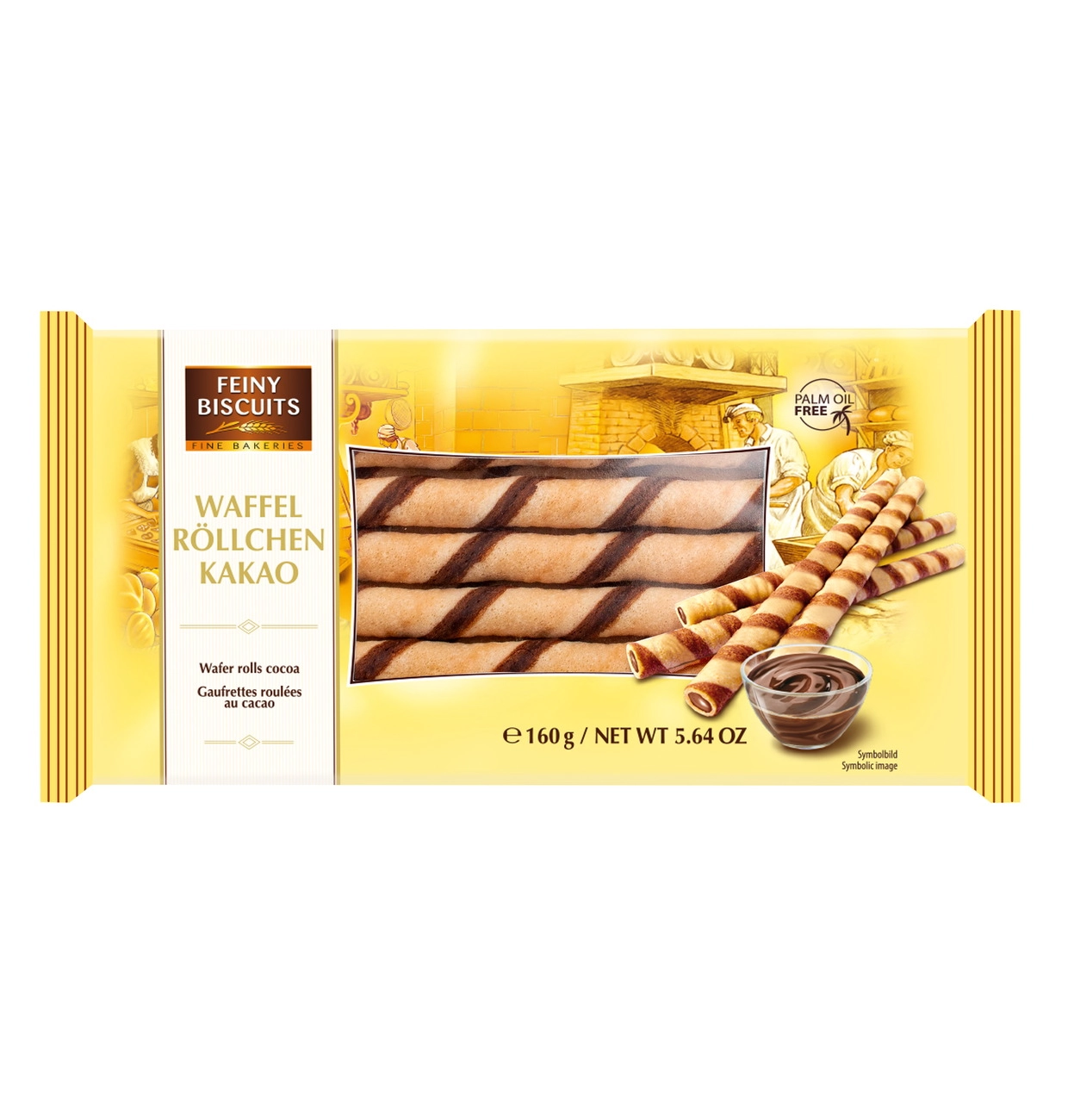 Wafer Feiny Biscuit 160g Choc.