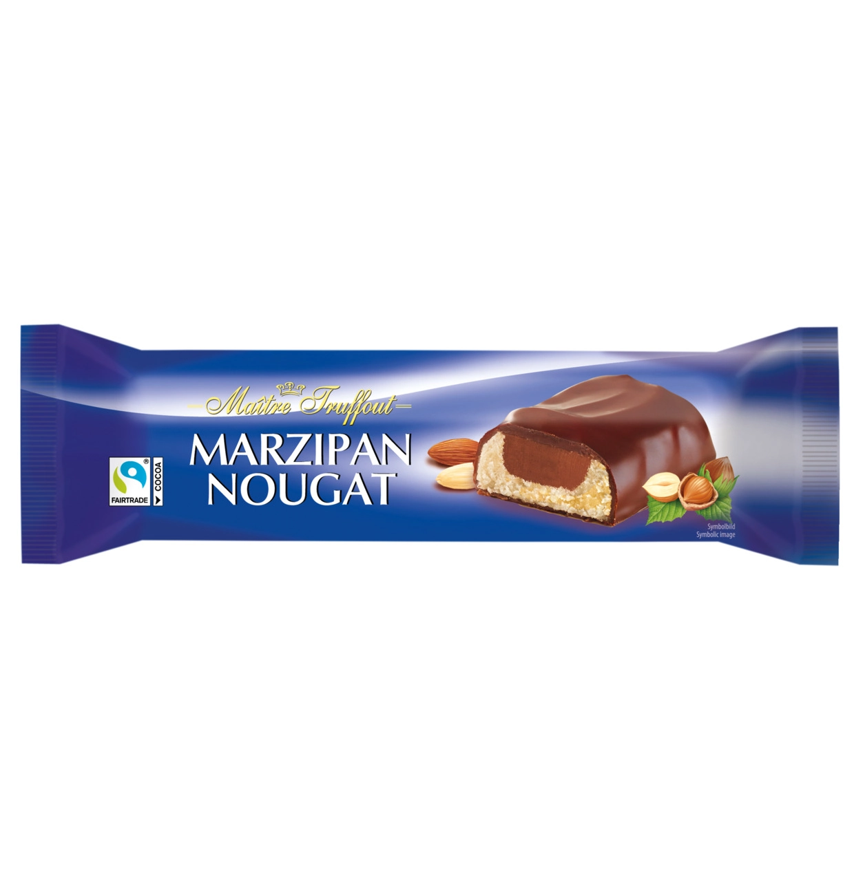 Barra Choc Leite Marzipan Maitre Truffout 75g