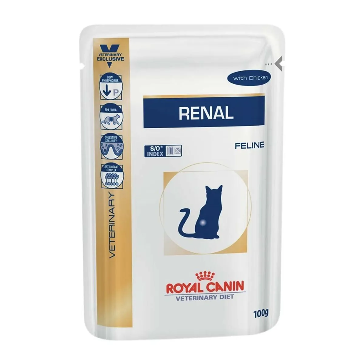 Ração Royal Canin Veterinary Diet Feline Wet Renal S/O 85g